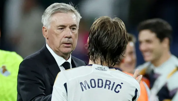 HLV Ancelotti muốn Modric góp mặt trong đội ngũ huấn luyện Real Madrid sau khi giải nghệ.