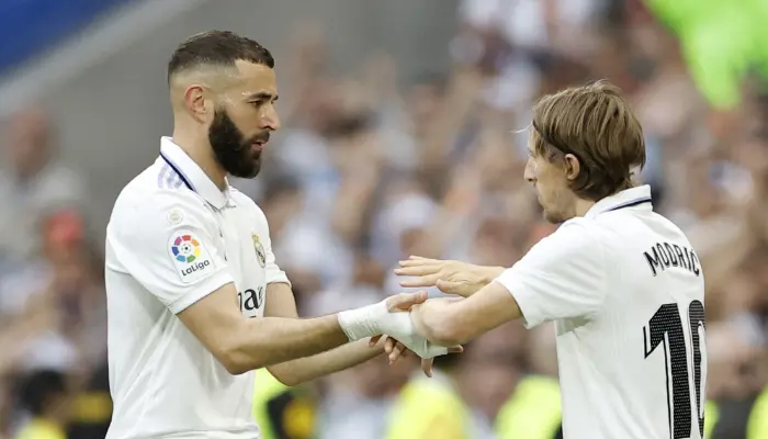 Modric chỉ kém Benzema 1 danh hiệu để trở thành cầu thủ có nhiều chức vô địch nhất cùng Real Madrid.