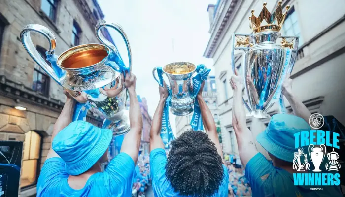 Man City muốn tái lập thành tích ăn ba ở mùa giải năm ngoái.