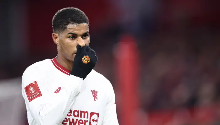 Rashford tiếp tục để lại màn trình diễn tệ hại trong trận đấu với Nottingham Forest.