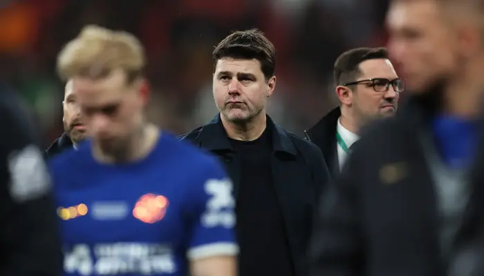 HLV Pochettino đang nhận phải rất nhiều áp lực sau thất bại ở trận Chung kết Carabao Cup trước Liverpool.