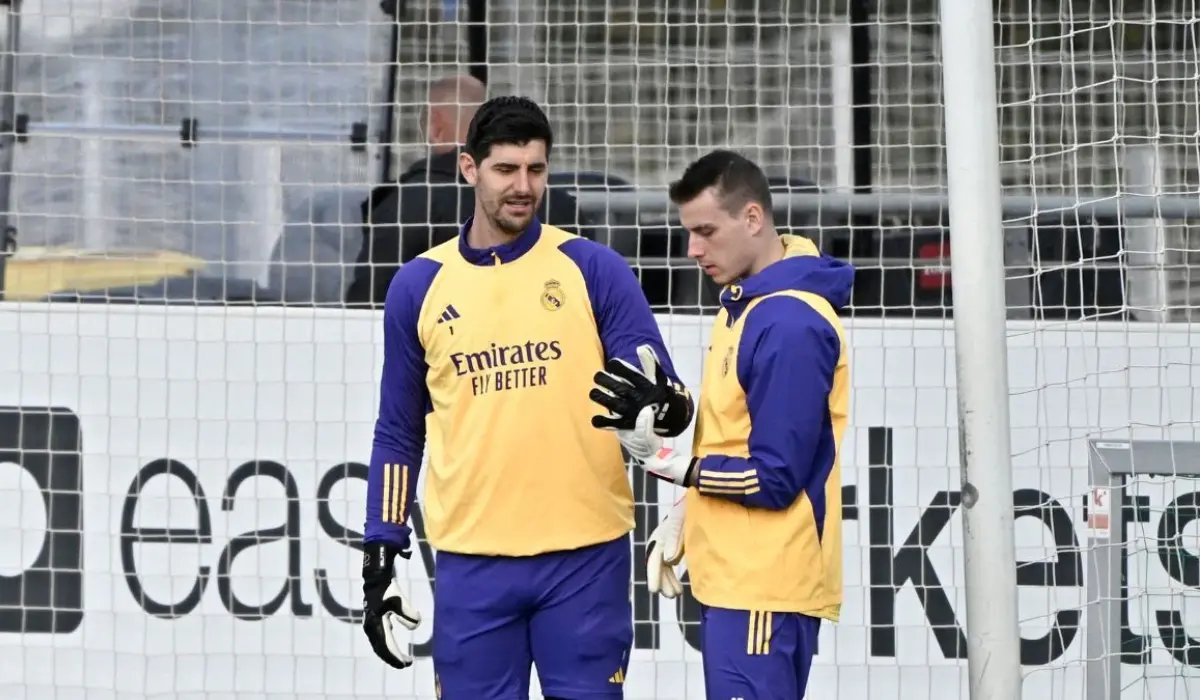 Quyết định chọn Courtois bắt chính ở chung kết Champions League phần nào khiến Lunin buồn lòng.