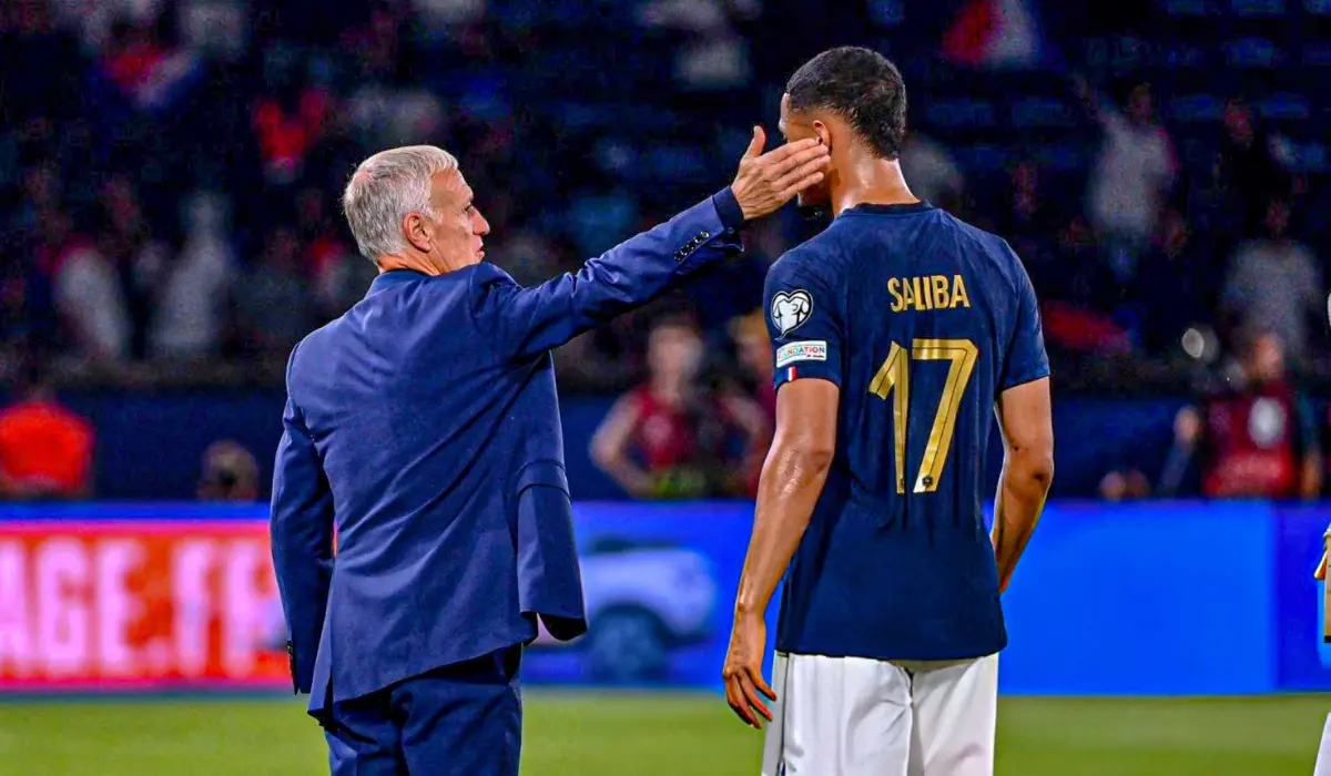 Saliba dường như đã chiếm được lòng tin của Deschamps.