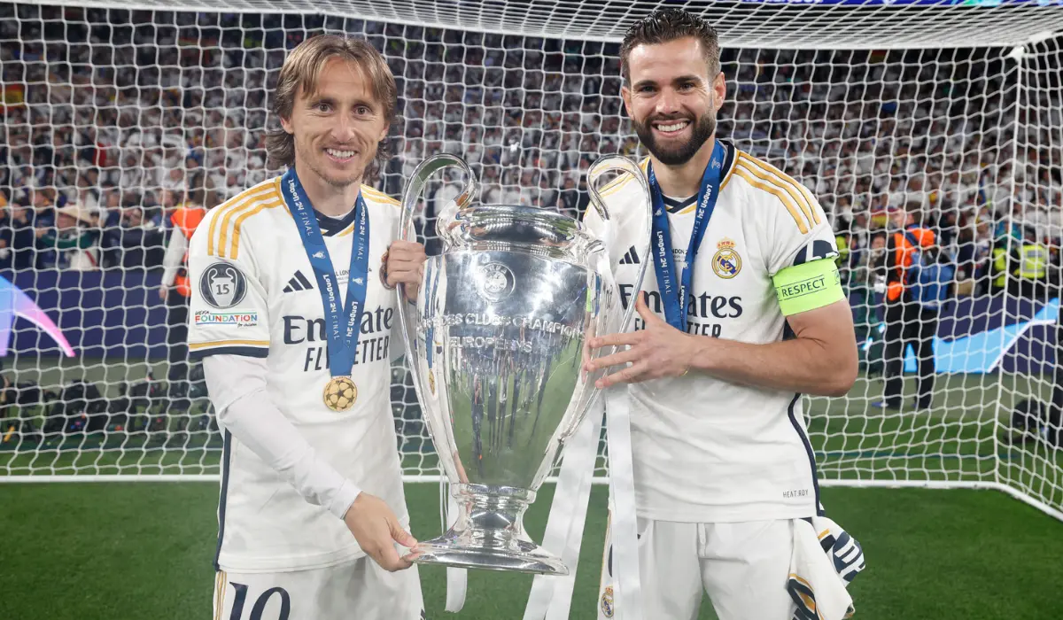 Nacho cùng Modric là 2 cầu thủ có nhiều danh hiệu nhất trong màu áo Real Madrid.