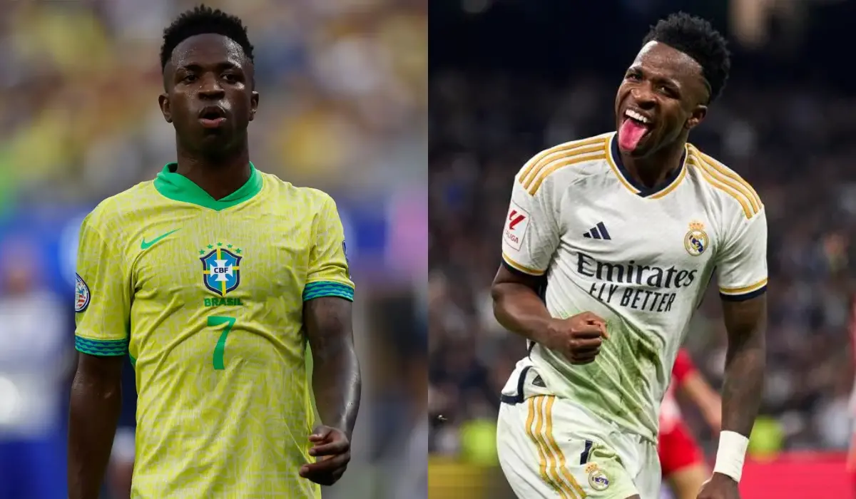 Vini Jr. ở Real Madrid và Brazil dường như là 2 người khác nhau.