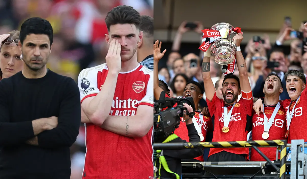 Arsenal cùng 3 ông lớn 'cay đỏ mặt' vì chức vô địch FA Cup của Man United