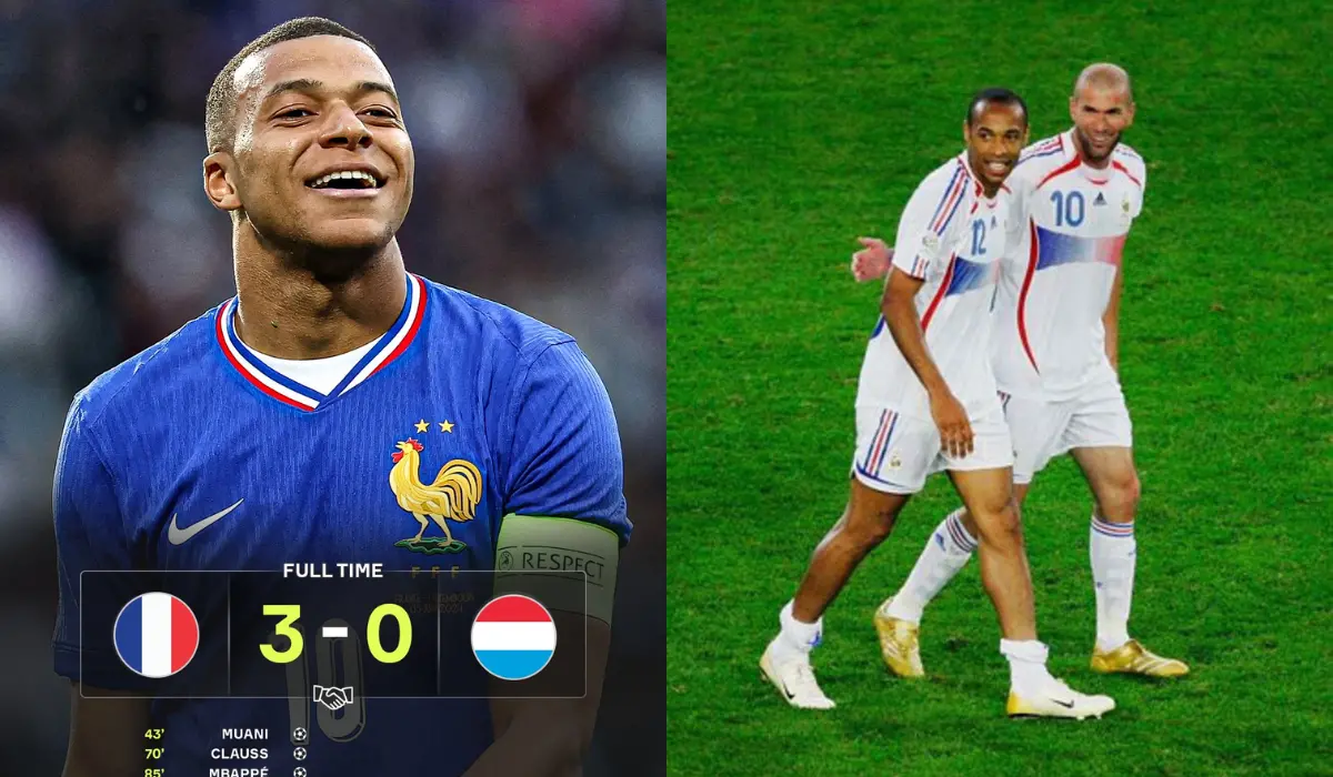 Mbappe chính thức vượt mặt Zidane và Henry