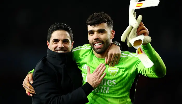 Mikel Arteta ca ngợi David Raya