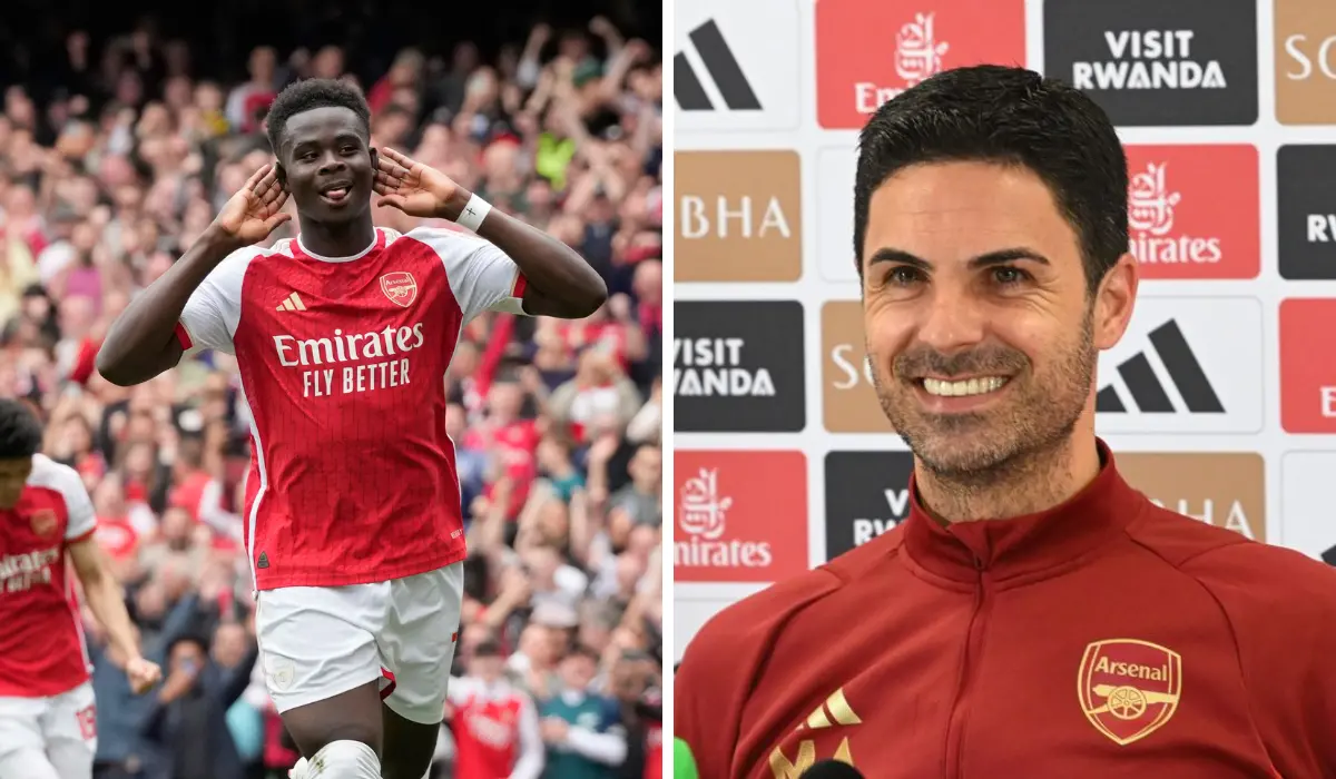 Phát ngán khi Arteta cập nhật tin tức về Saka, Man United không dễ bị lừa