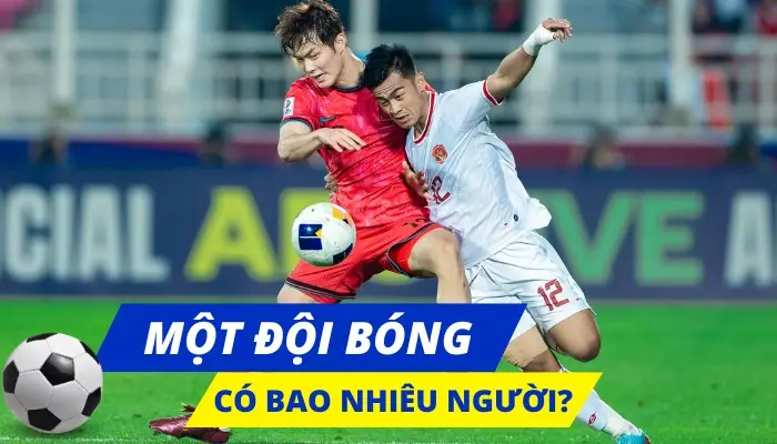 Một đội bóng có bao nhiêu người?