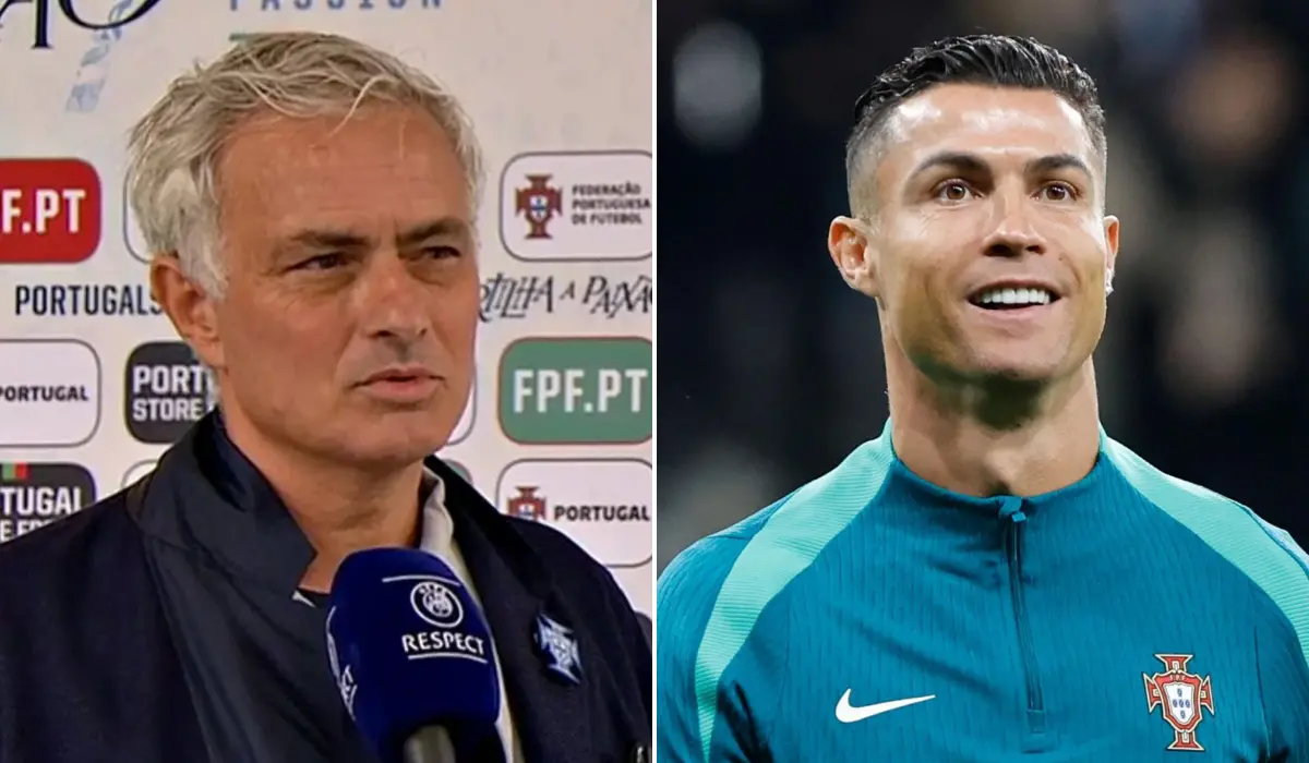 Mourinho lộ vẻ 'thảo mai' khi nói về vai trò của Ronaldo tại Bồ Đào Nha ở Euro