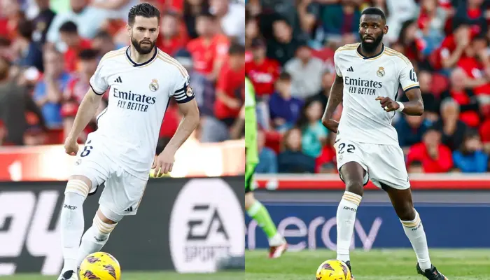 Nacho và Rudiger là bộ đôi trung vệ của Real Madrid.