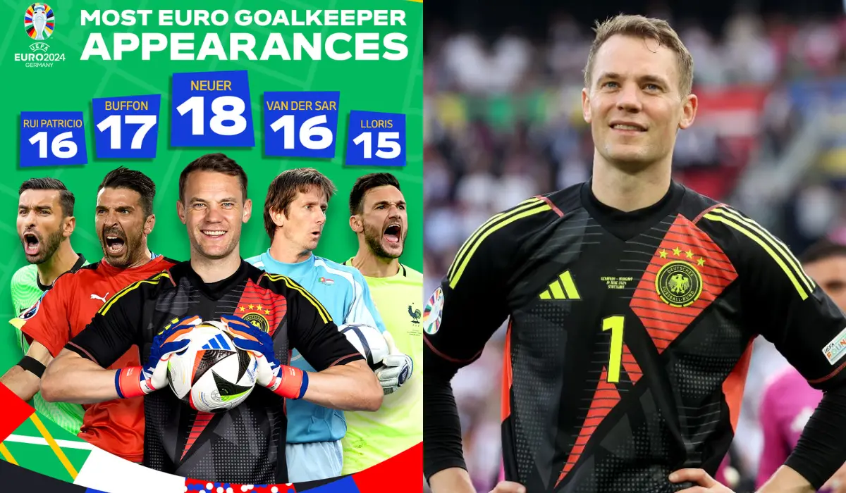 Neuer làm được điều chưa từng có tại Euro 2024