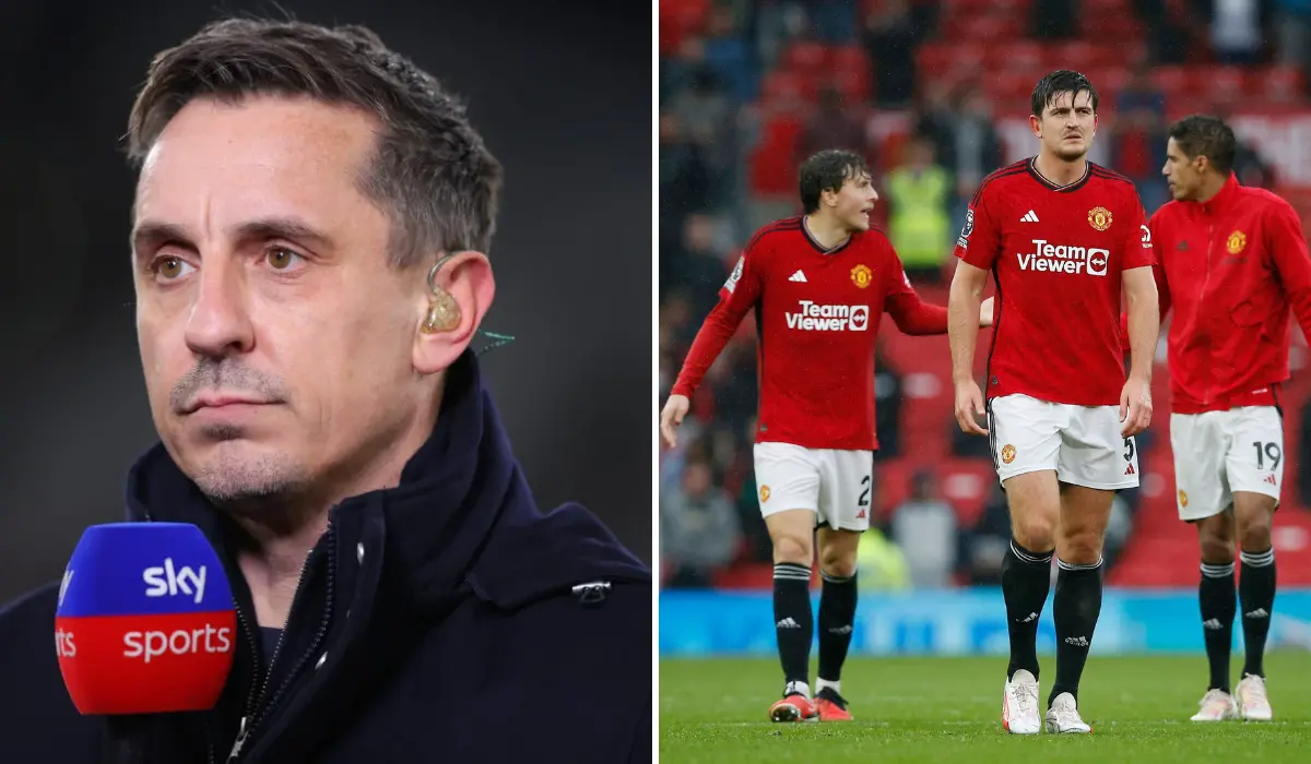 Neville 'run rẩy' dự đoán về số phận MU ở trận Derby Manchester