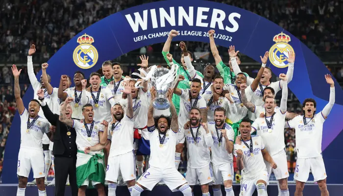 Real Madrid chưa từng thua ở chung kết Champions League.