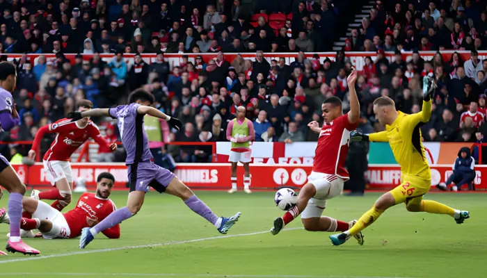 Nottingham Forest 0-1 Liverpool