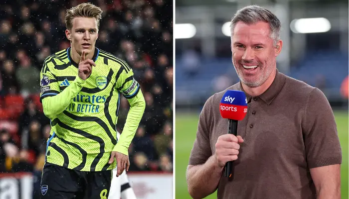 Odegaard và huyền thoại Carragher