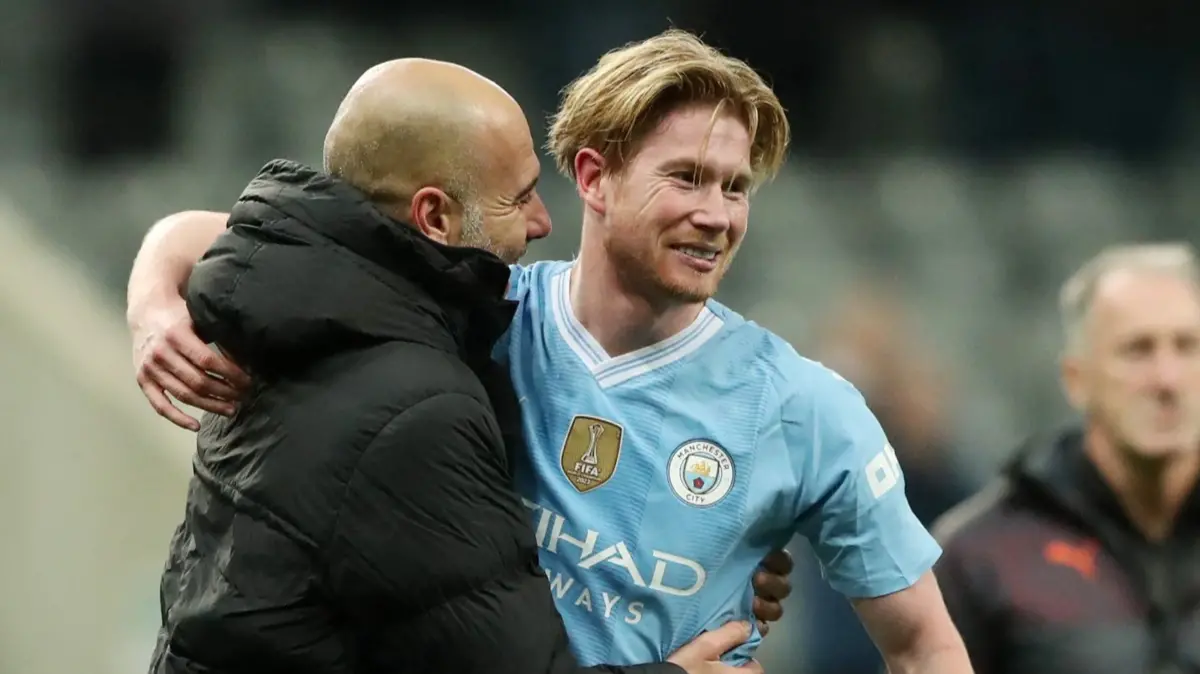 Pep Guardiola và Kevin de Bruyne