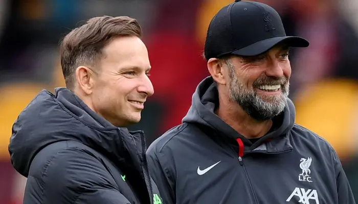 Pep Lijnders và Jurgen Klopp