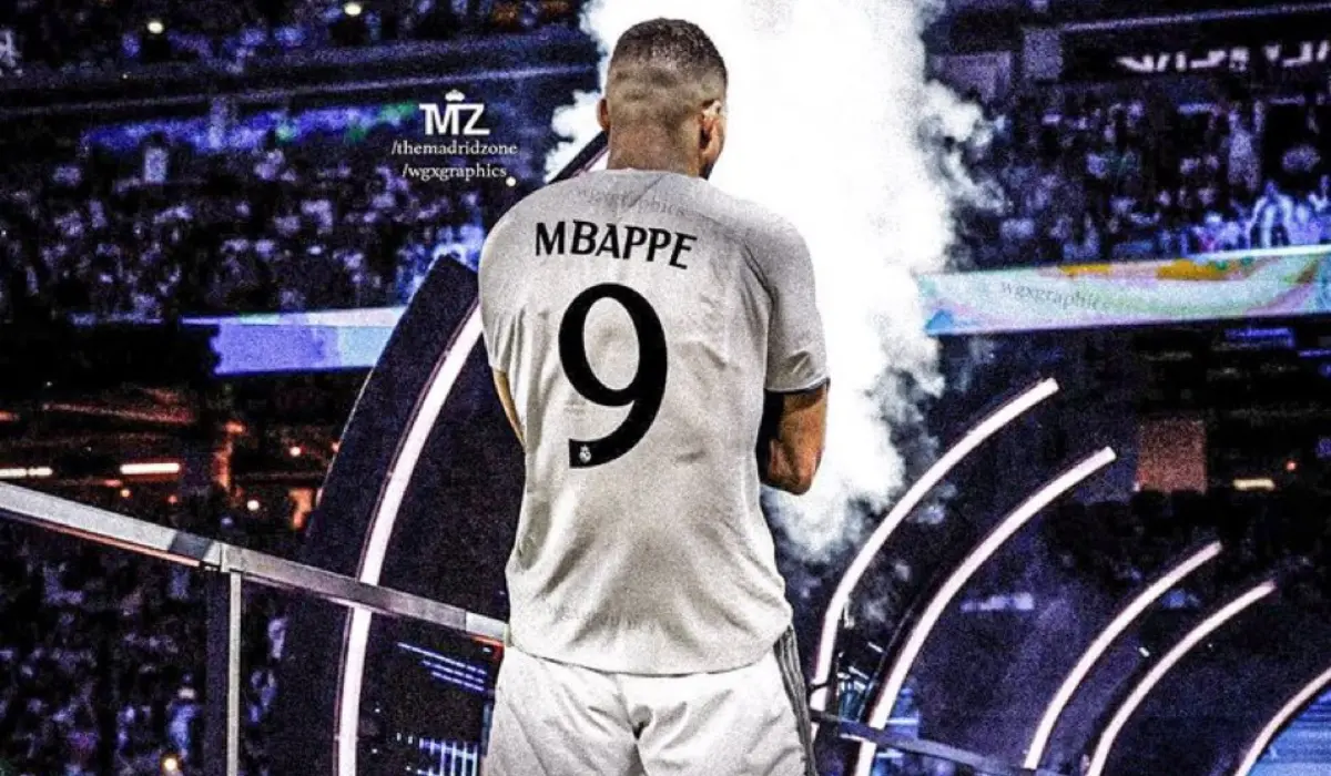 Mbappe dự kiến sẽ khoác chiếc áo số 9 tại Real Madrid.