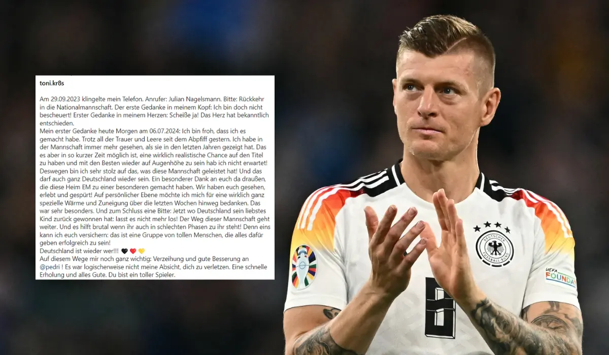 Toni Kroos gửi lời chia tay đầy cảm xúc đến người hâm mộ sau khi giải nghệ