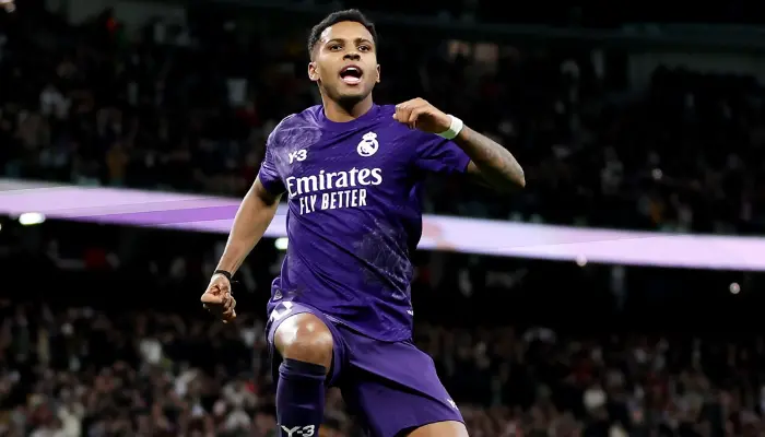 HLV Ancelotti khen ngợi Rodrygo vì màn trình diễn xuất sắc.