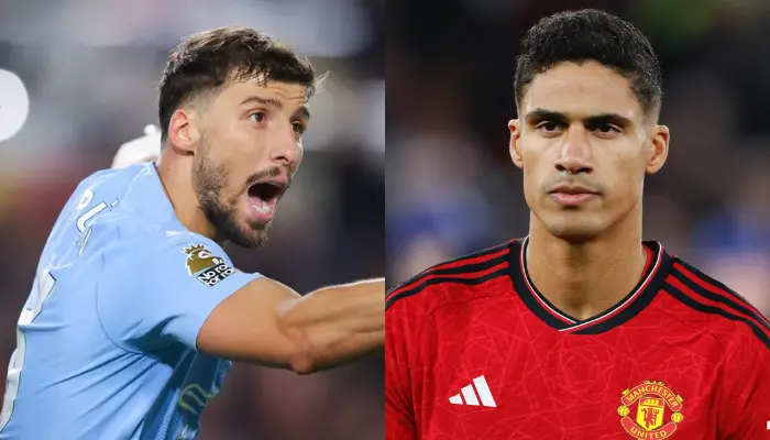 Varane và Ruben Dias sẽ là 2 cái tên góp mặt ở vị trí trung vệ.