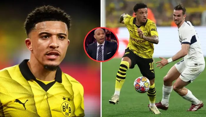 Sancho và cầu thủ PSG