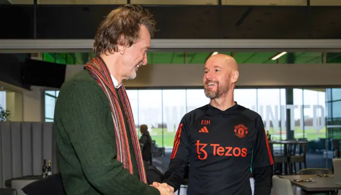 Sir Jim và HLV Erik ten Hag