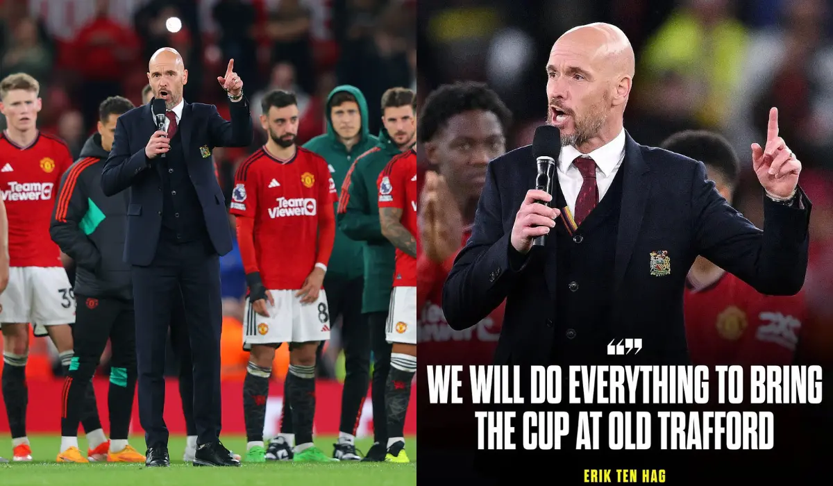 Erik ten Hag tuyên bố nhuộm đỏ thành Manchester