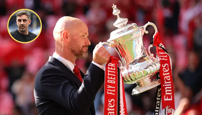 Neville cho rằng Ten Hag nên tiếp tục tại vị ở Man Utd