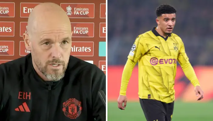 Ten Hag và Jadon Sancho