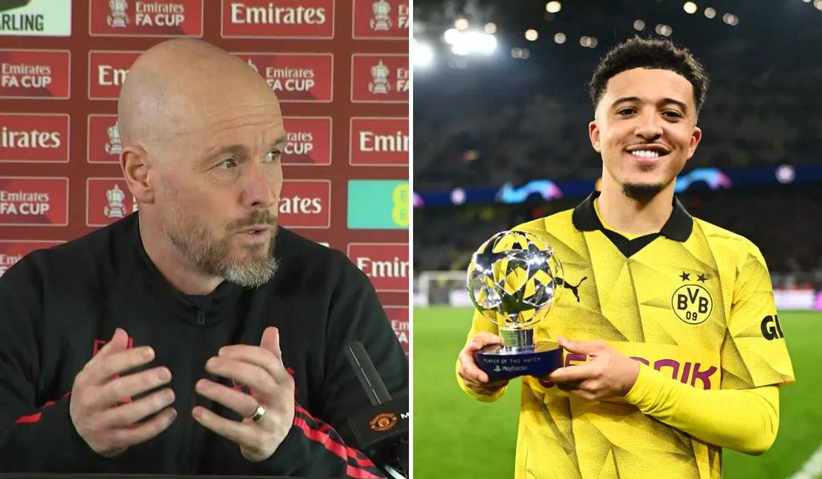 Ten Hag nói lời 'ruột gan' về tương lai của Sancho tại Man Utd