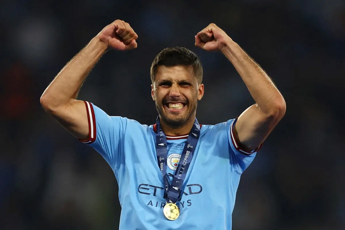 tiền vệ phòng ngự của Manchester City Rodri 