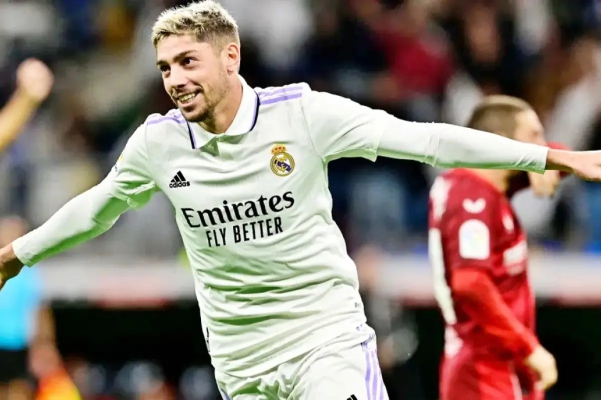 tiền vệ của Real Madrid Federico Valverde