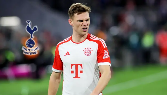 Tiền vệ Joshua Kimmich đang nhăn mặt