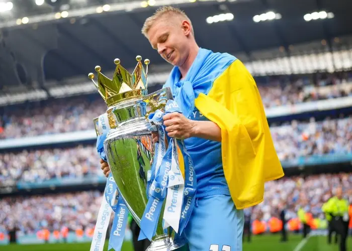 Danh hiệu mà Oleksandr Zinchenko đạt được