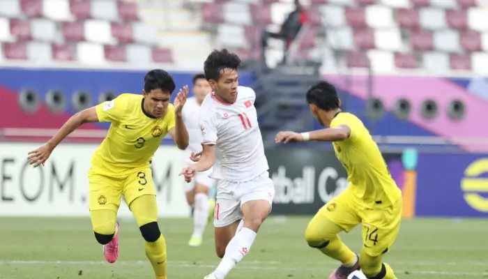 U23 Malaysia 0-2 U23 Việt Nam