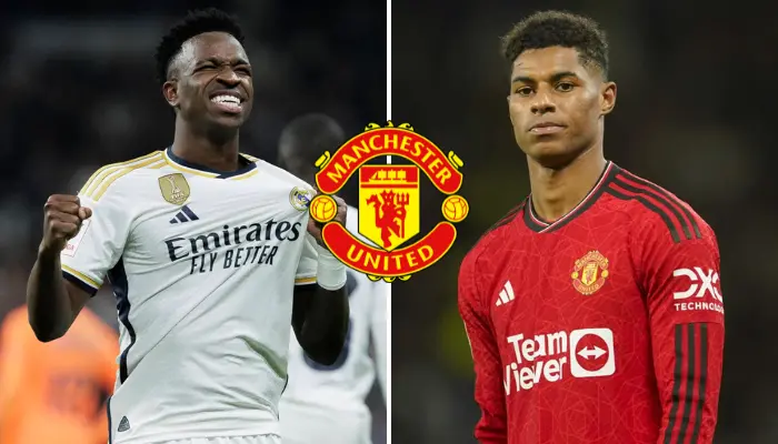 Vini và tiền đạo Rashford