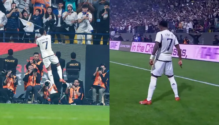 Vinicius Jr ăn mừng giống Ronaldo