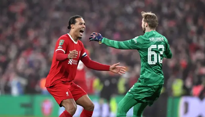 Van Dijk thừa nhận Kelleher mới nên là ngôi sao nhận giải cầu thủ xuất sắc nhất trận.