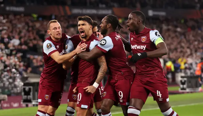 Chiến thắng của West Ham trước Freiburg giúp Anh tạo áp lực lên Đức ở BXH tích lũy UEFA.