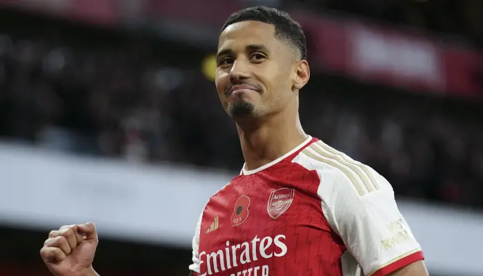 Saliba đang có một mùa giải rất thành công cùng Arsenal.