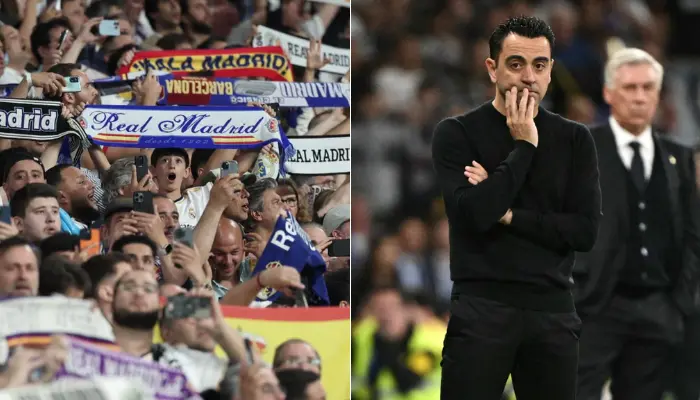 Ngược dòng trước Barca, NHM Real Madrid có động thái khiến Xavi 'nóng mắt'