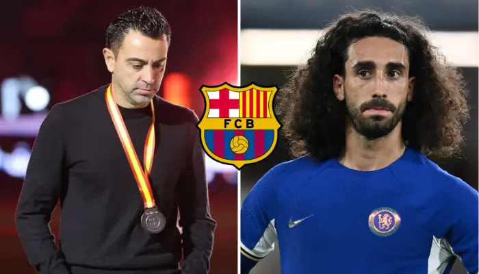 Xavi và Cucurella