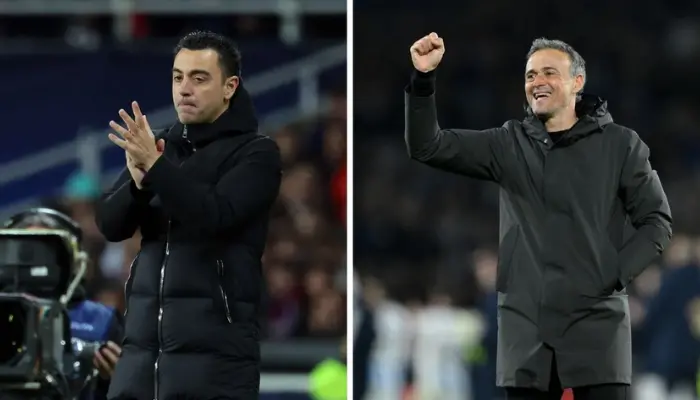 Xavi và Luis Enrique