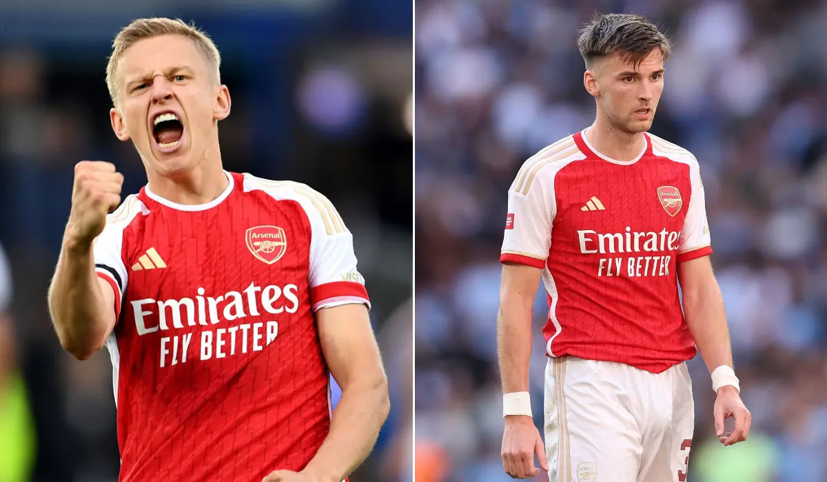 Arsenal muốn thanh lý Zinchenko và Tierney